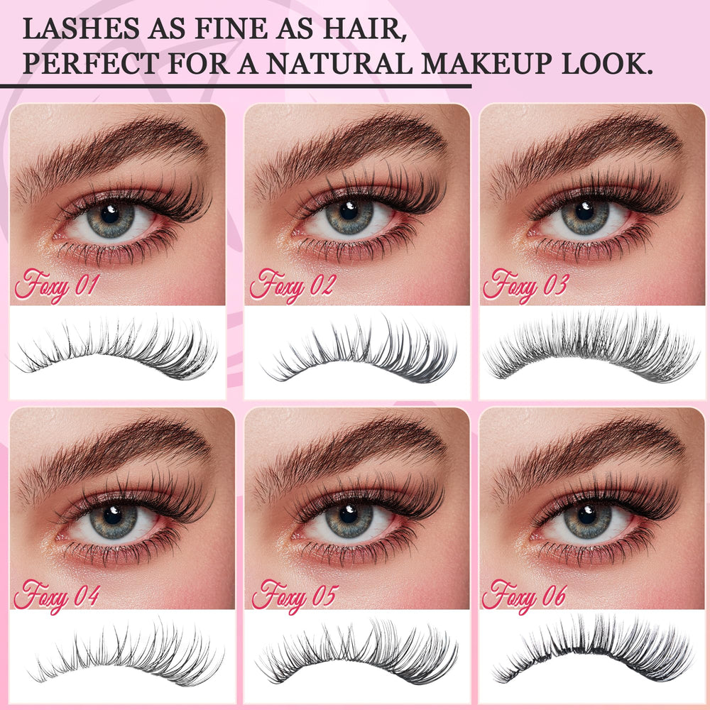 CCODDY Nova Lightweight fibers deliver natural-looking wispy lashes