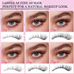 CCODDY Nova Lightweight fibers deliver natural-looking wispy lashes