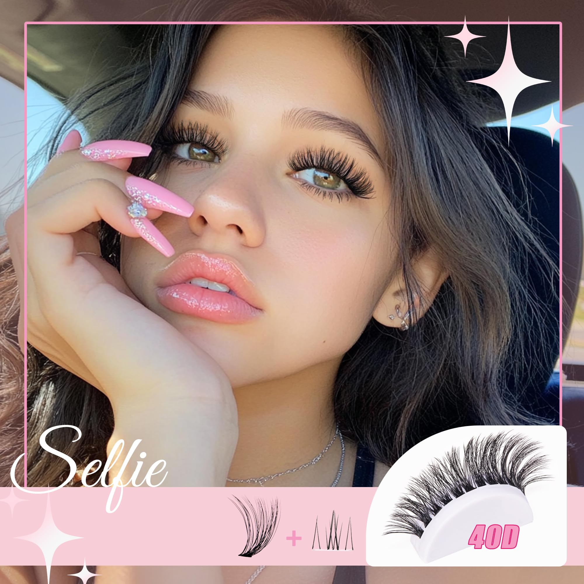 CCODDY reusable lash kit supports multiple looks for events.
