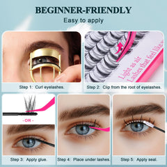 CCODDY Vasa Muse Lash Clusters at-home DIY kit for easy upgrades.