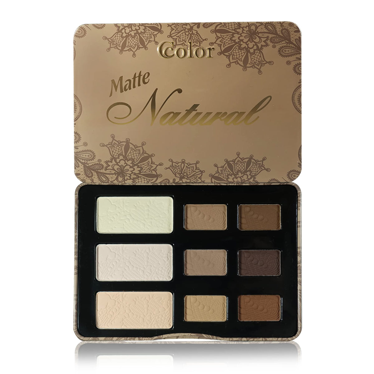 Ccolor Matte Natural 9-color palette offers versatile neutral shades for daily looks.