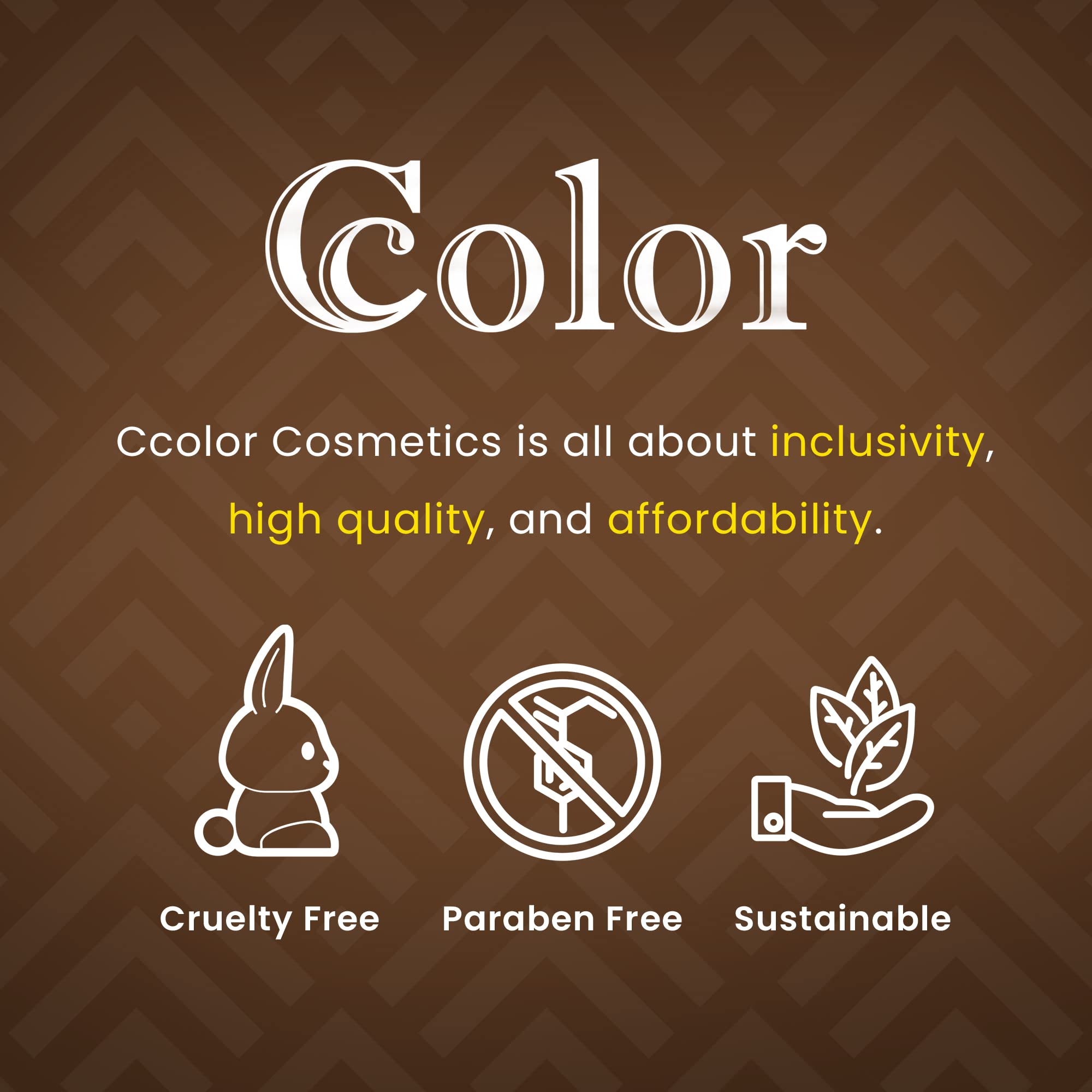 Ccolor eyeshadow kit supports dry or wet application for intensity.