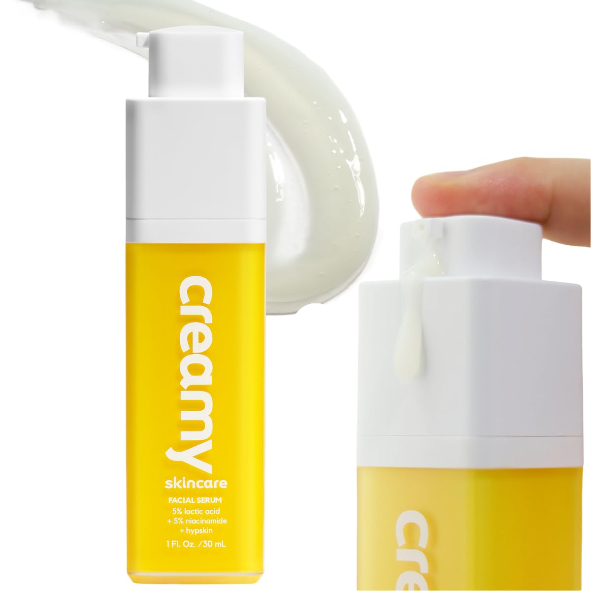 C Creamy Skincare step-by-step application on clean skin