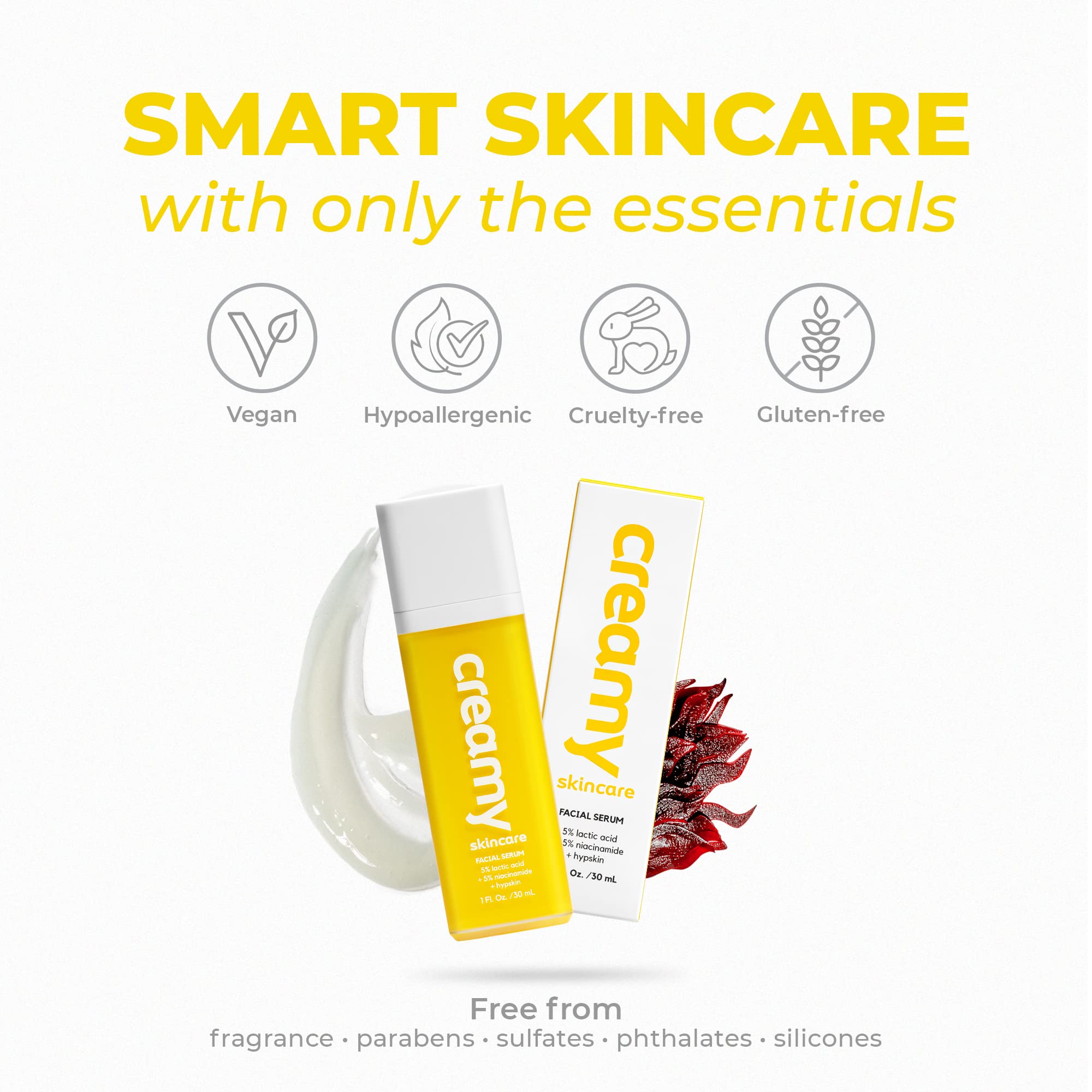 C Creamy Skincare barrier support visual on skin