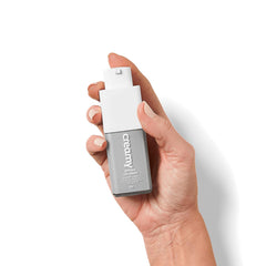 C Creamy Skincare creamy eye cream pump dispenser illustrating controlled use.
