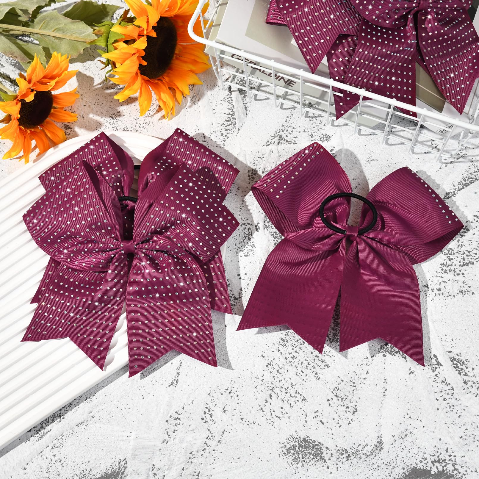 CEELGON cheer bows promoting team unity and spirited performances.