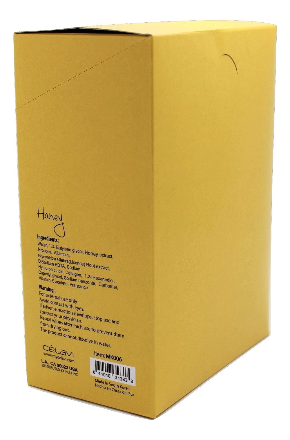 Celavi Essence Honey mask sheets stacked for quick pampering sessions