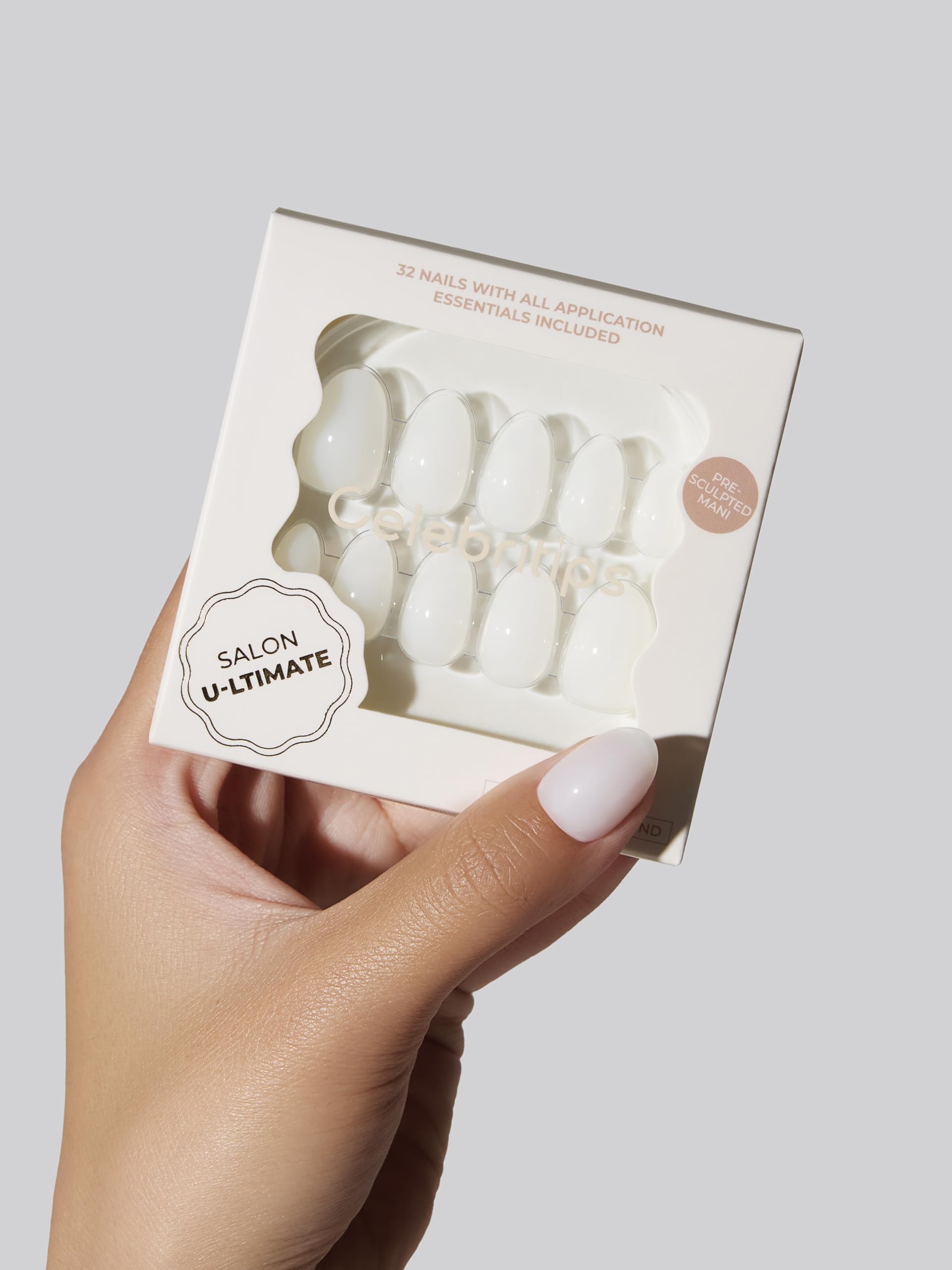 U-edges design of Celebritips nails prevents lifting and snagging