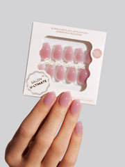 Celebritips U-ltimate nails close-up shows U-edges for lift prevention.