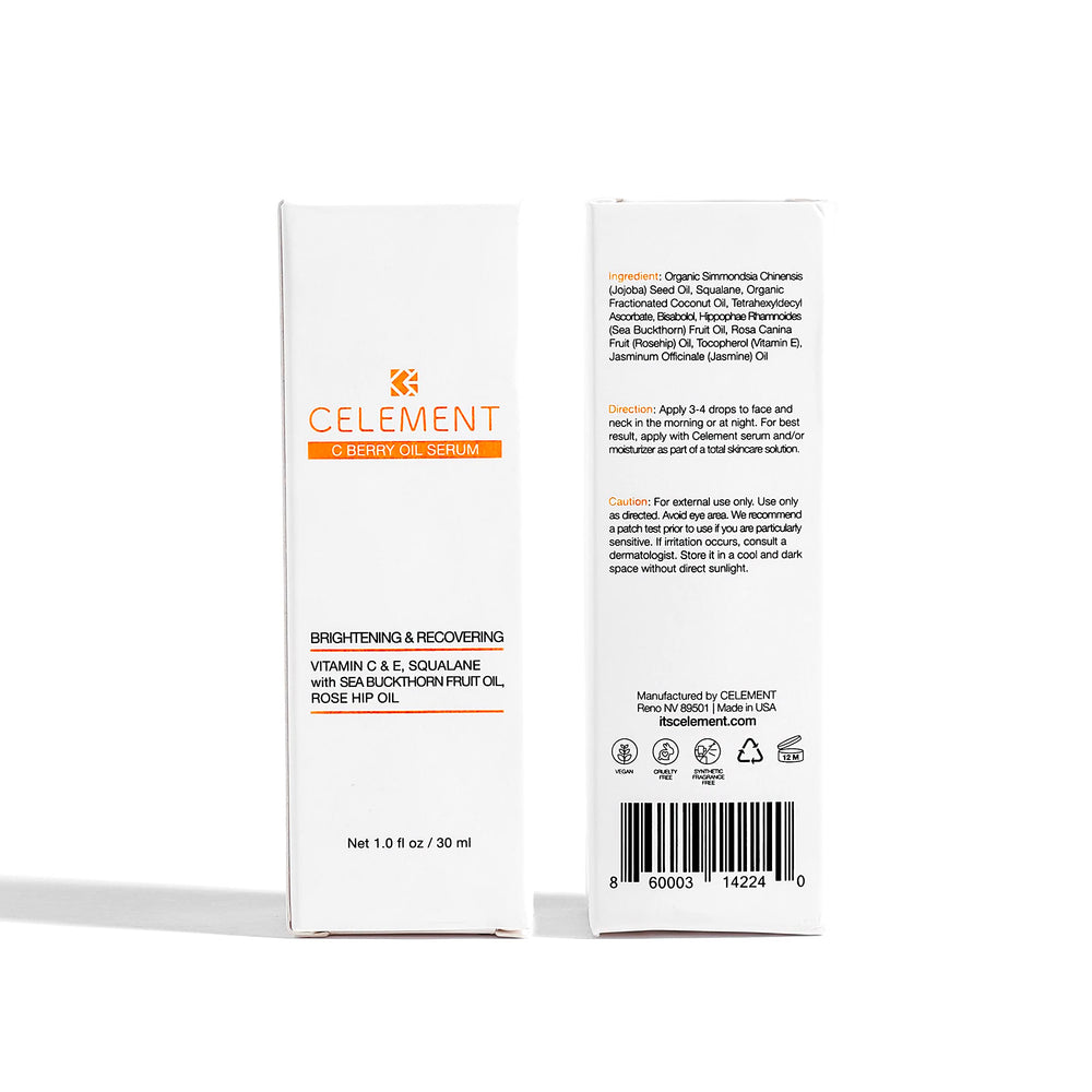Celement serum delivers subtle glow after quick absorption.