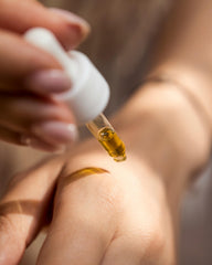 Celement serum nourishing nails and softening cuticles.