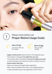 Celimax Vita A Retinol Shot serum texture close-up suggests luxurious yet light feel