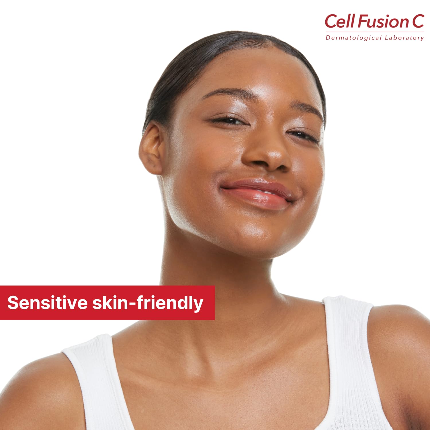 Cell Fusion C Laser Sunscreen packaging box displaying brand credibility.