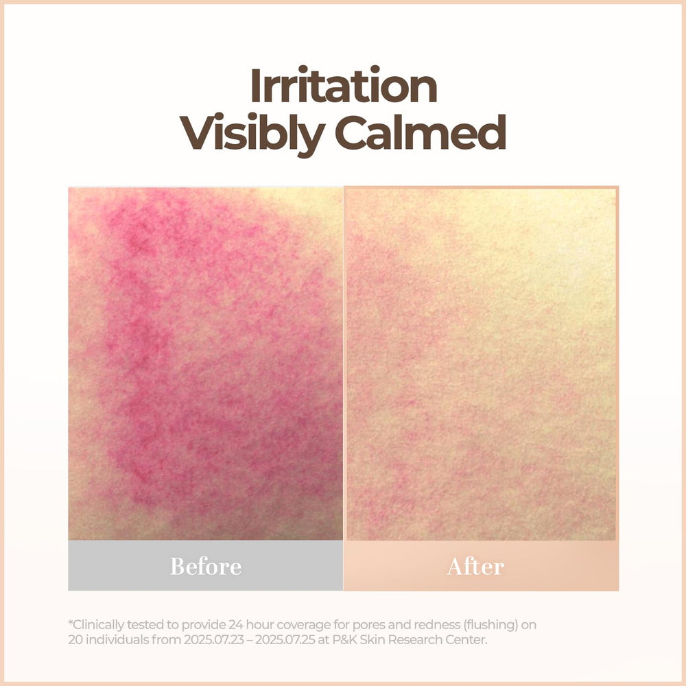 Dermatology-tested badge with hydrating, skin-friendly finish.