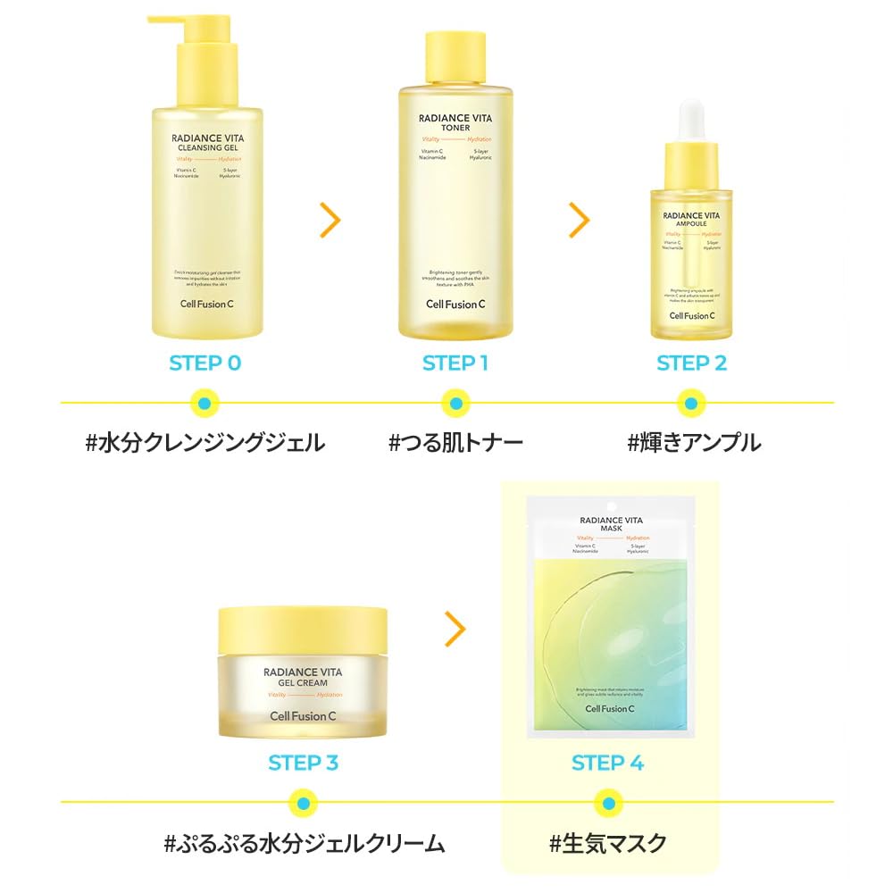 Cell Fusion C Lightweight gel cream applying smoothly for refreshed skin.