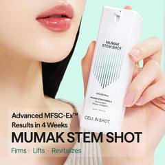 CELL IN SHOT Mumak serum close‑up texture showing a lightweight, non sticky feel