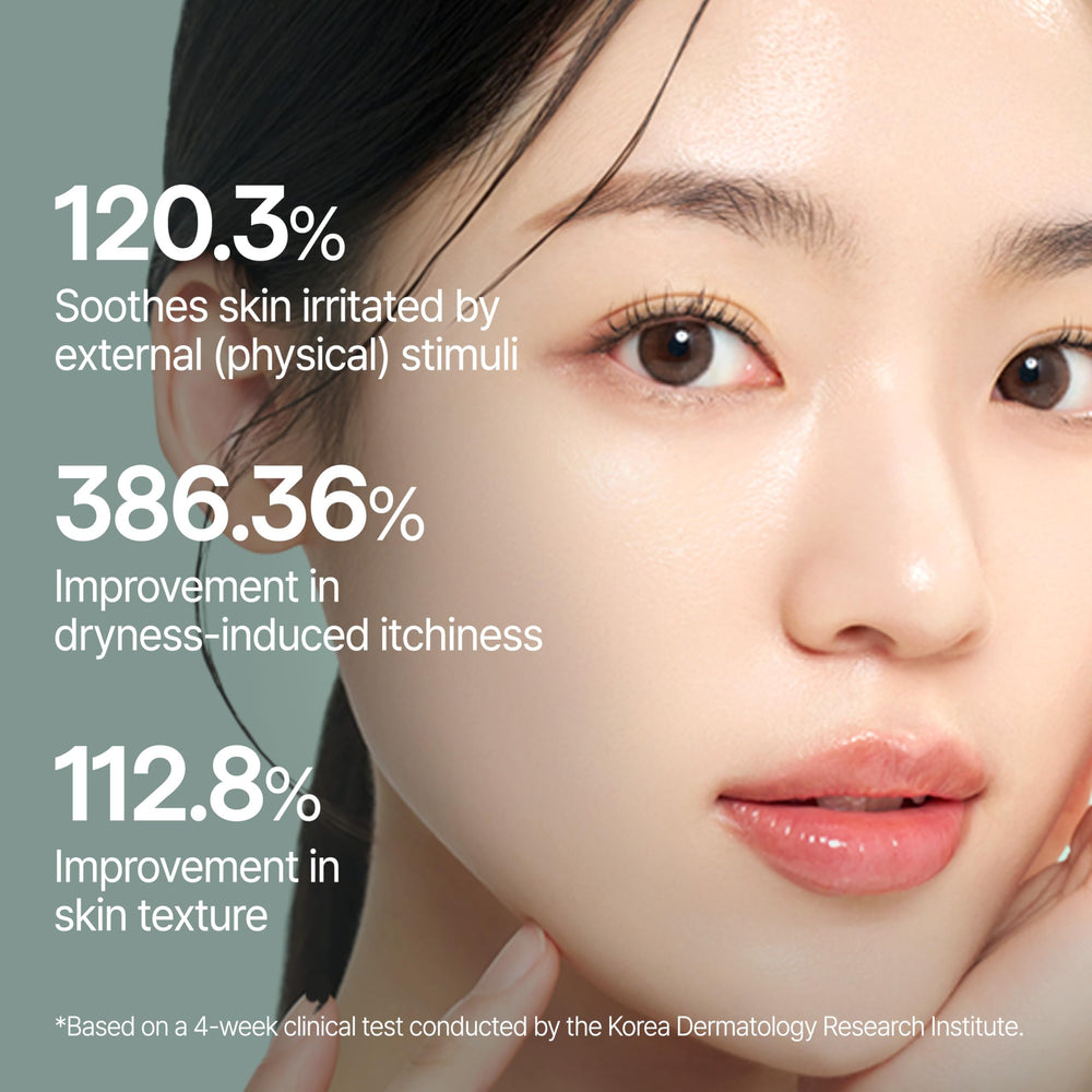 CELL IN SHOT Mumak Stem Azulene Cream on face demonstrates multi-use hydration for sensitive skin