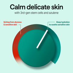 CELL IN SHOT Mumak Stem Azulene Cream pump demonstrates easy application and lightweight hydration