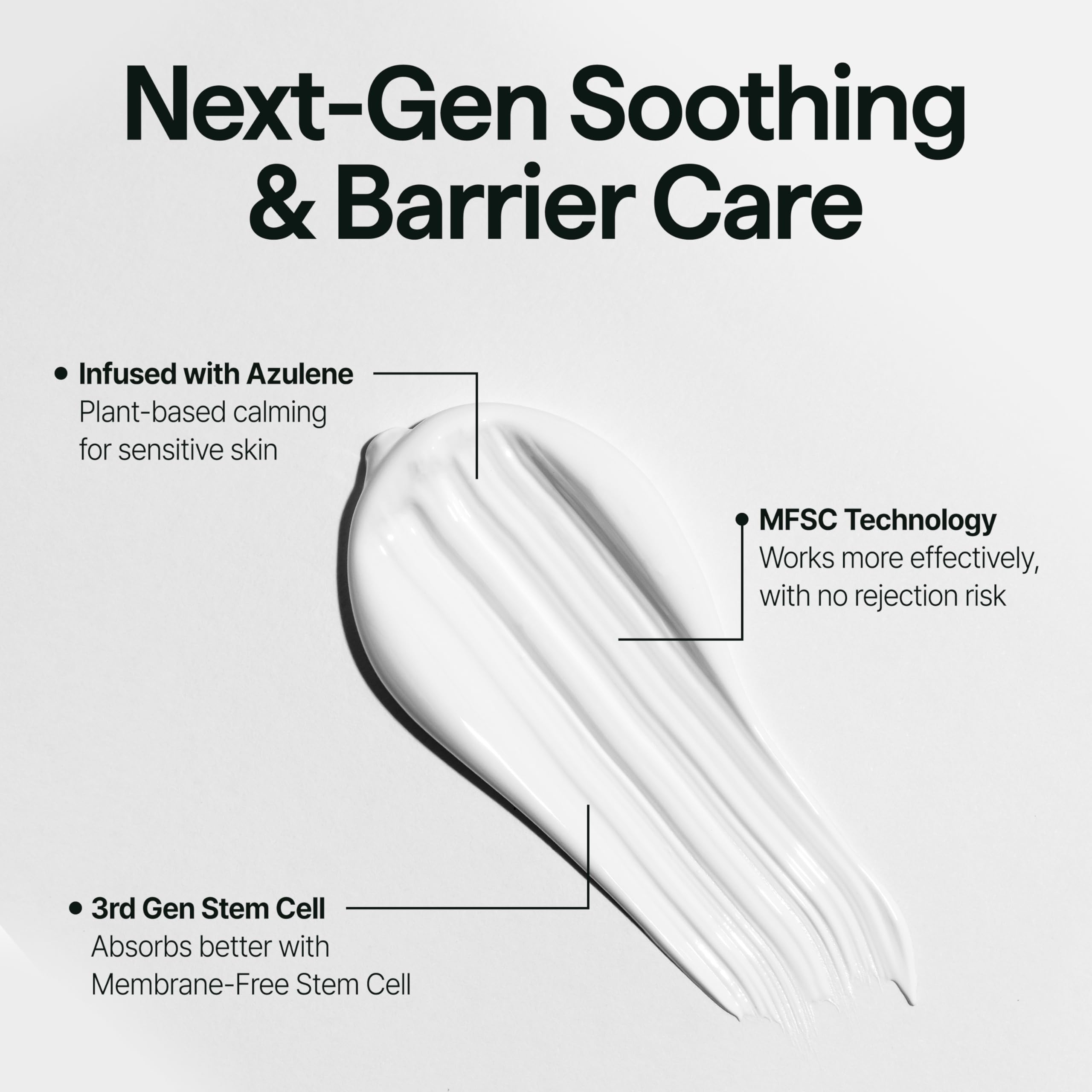 CELL IN SHOT Mumak Stem Azulene Cream swirl with azulene complex for soothing texture