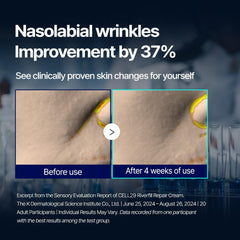 CELL29 Riverfill Repair Cream Centella extract focus implies soothing hydration.