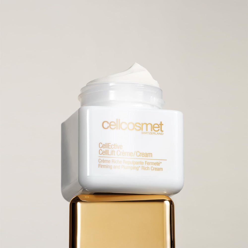 In-hand view of CellLift Cream indicating premium hydration and lift potential