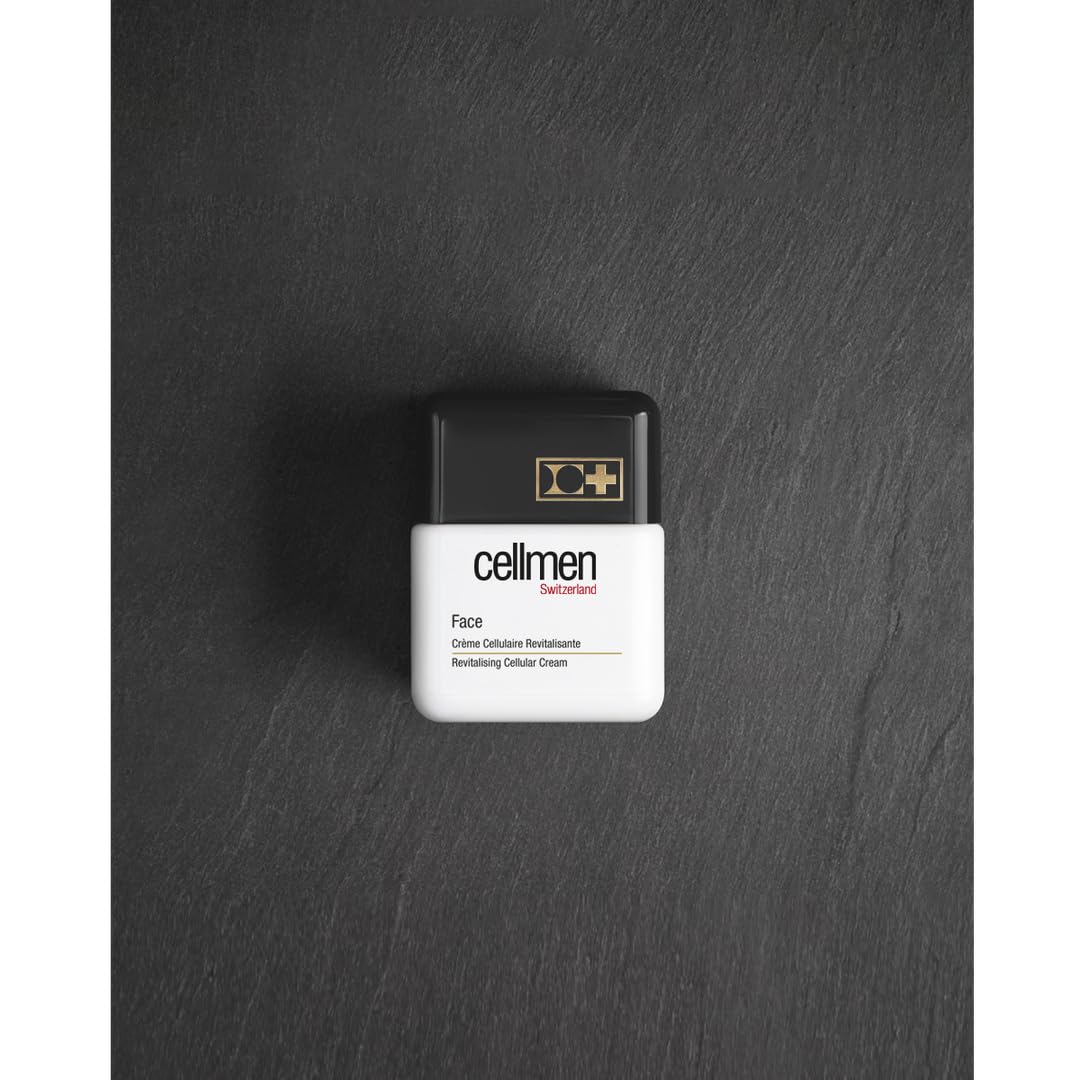 Sleek packaging of Cellmen Face Cream conveys premium daily skincare ritual.