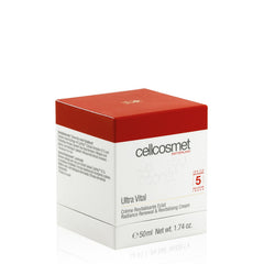 Cellcosmet Ultra Vital on the face with a healthy glow and renewed radiance