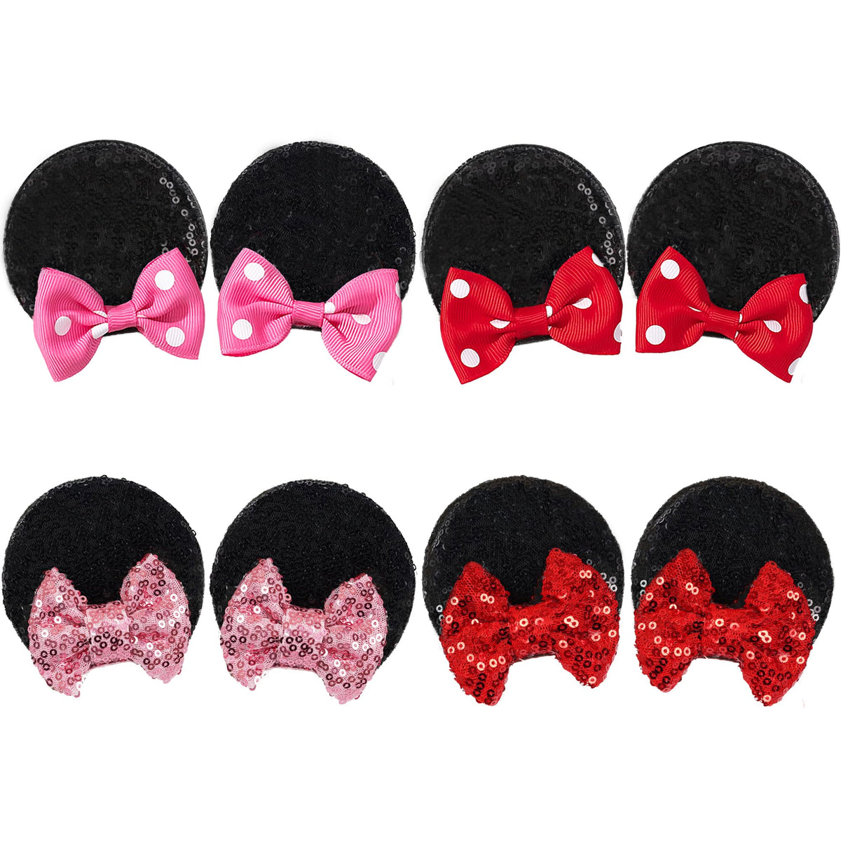CellElection mouse ears clip with sequins, a stylish party accessory for kids.