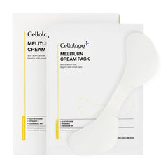 Cellology Meliturn Cream Pack box shown for daily skincare routine.