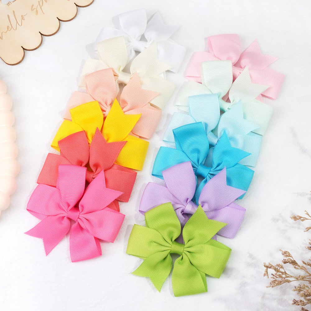 Cellot color-matching bows ideal for coordinating outfits.