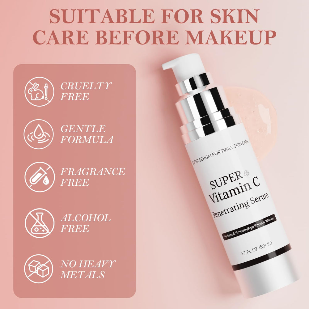 Cemsazorl Vitamin C Serum being applied to skin for a smooth, refreshed look.