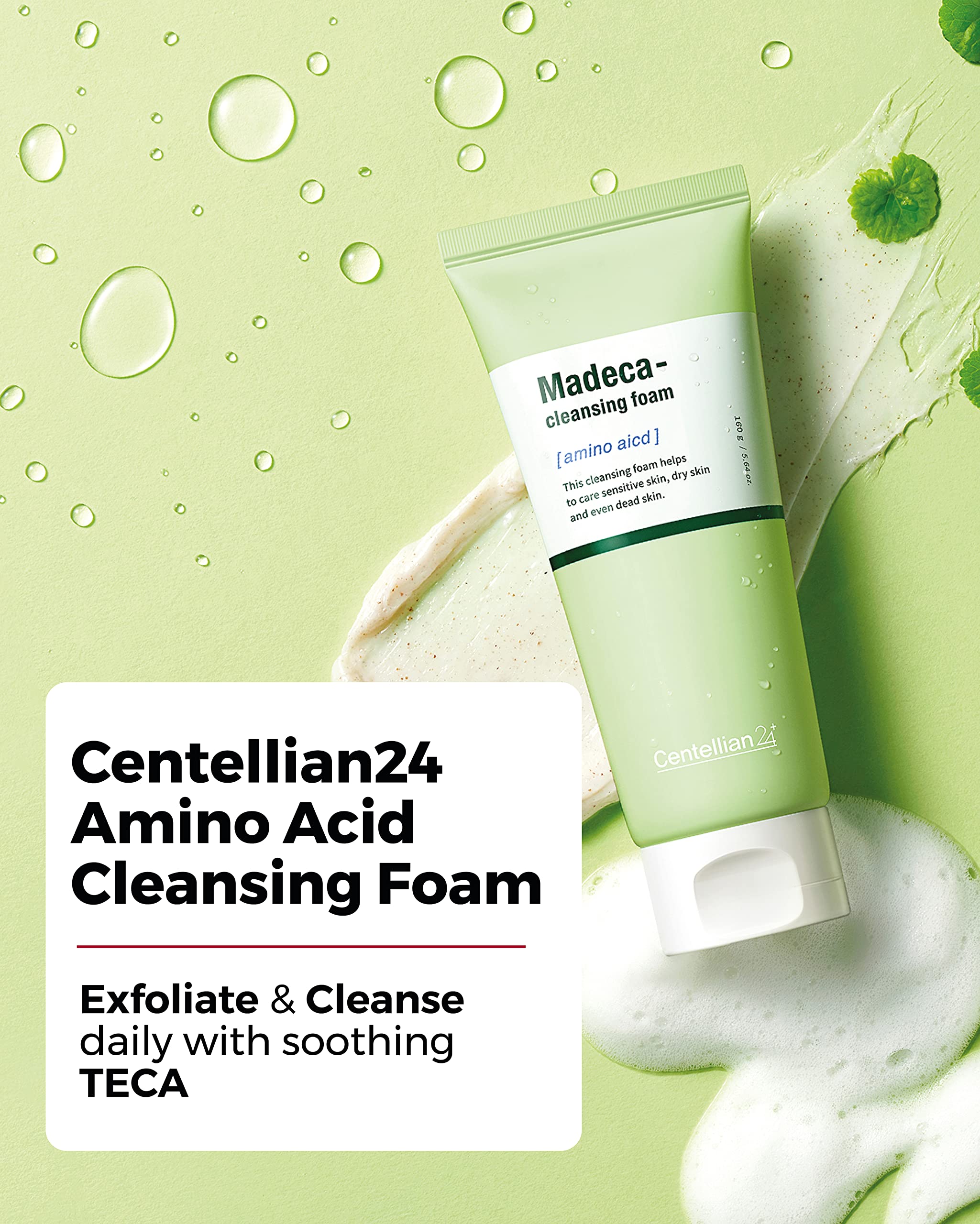 CENTELLIAN 24 features centella asiatica TECA for soothing sensitive skin care.