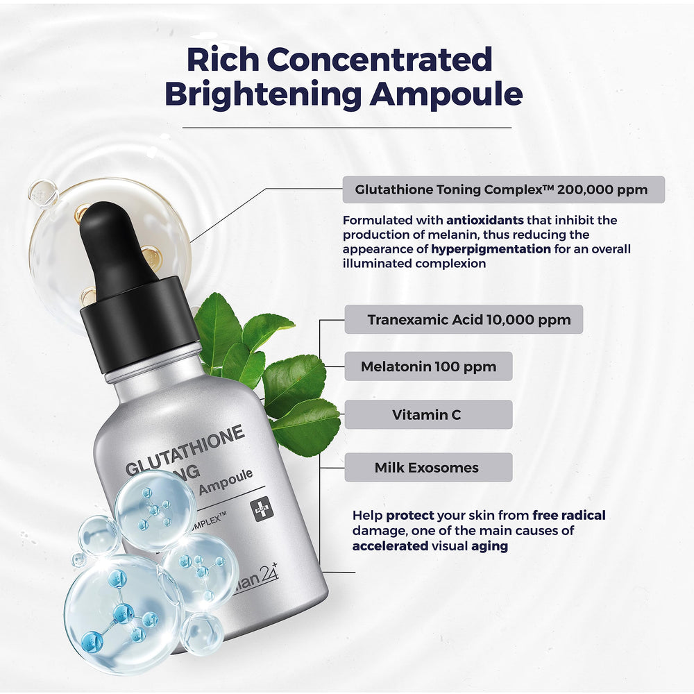 Centellian 24 glutathione ampoule dispense demonstrates smooth, fast-absorbing application.