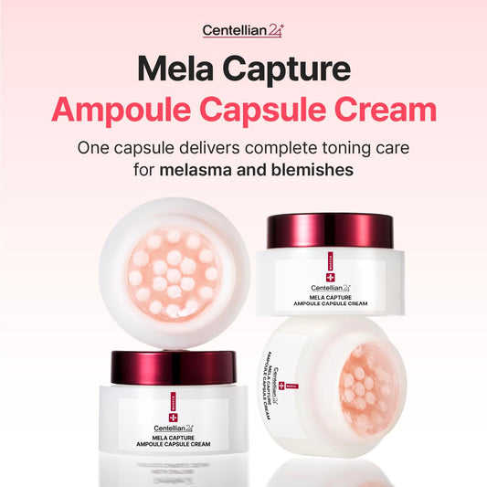 Centellian 24 Madeca Mela Capture ampoules for concentrated tone-care benefits.