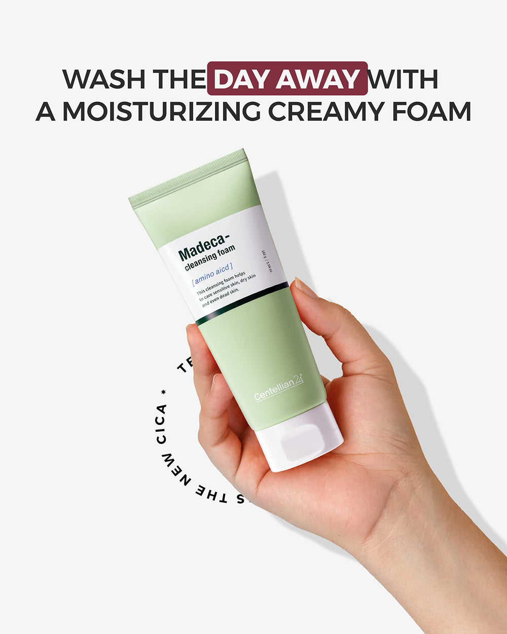 CENTELLIAN 24 pear extract scrub texture illustrating natural exfoliation.