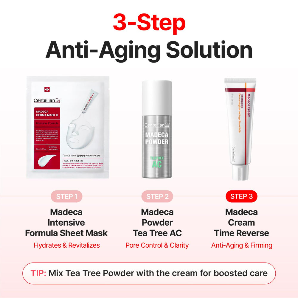 CENTELLIAN24 Madeca Cream Time Reverse dual-pack packaging close-up