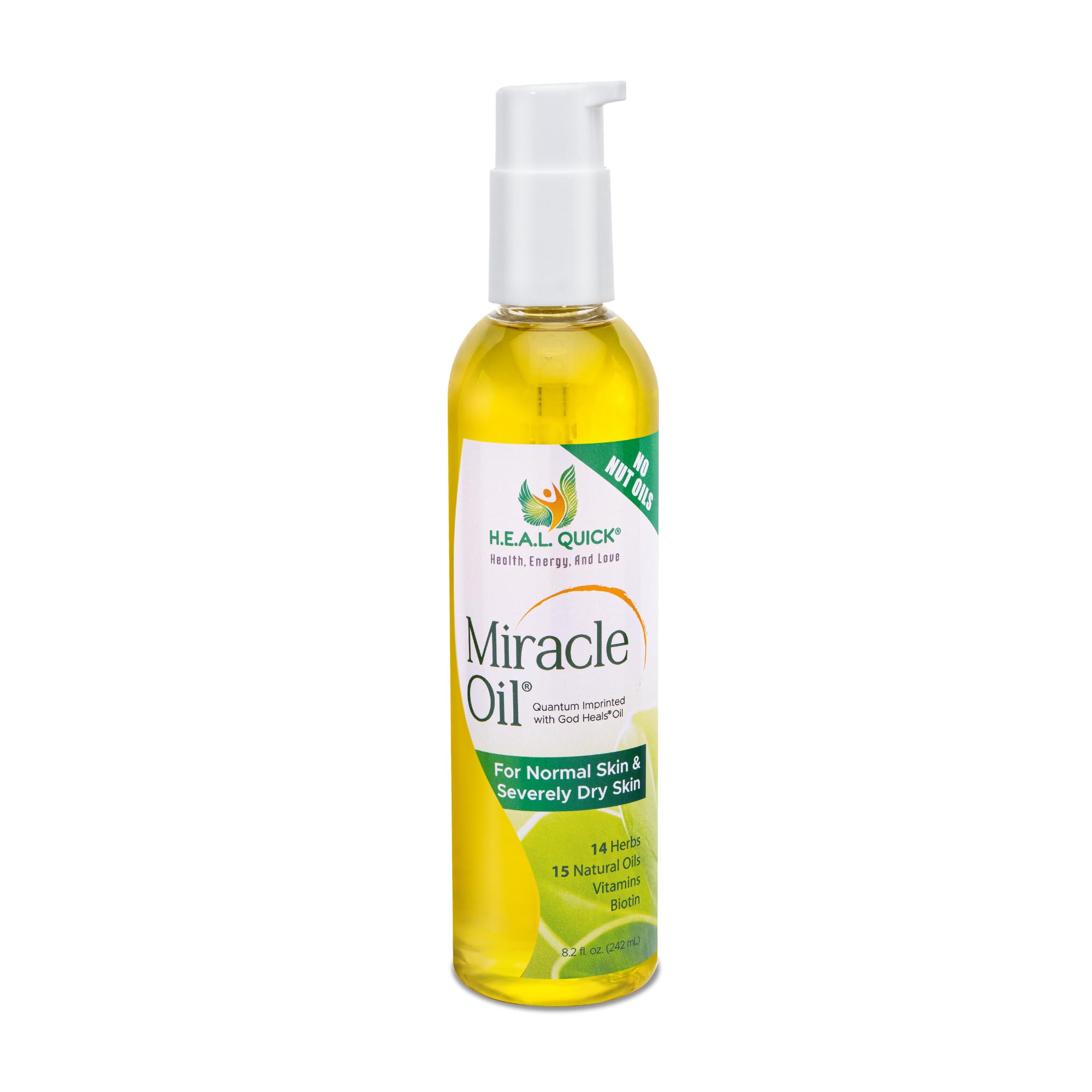 Century Systems Heal Quick Oil bottle 8oz ready for daily skin care
