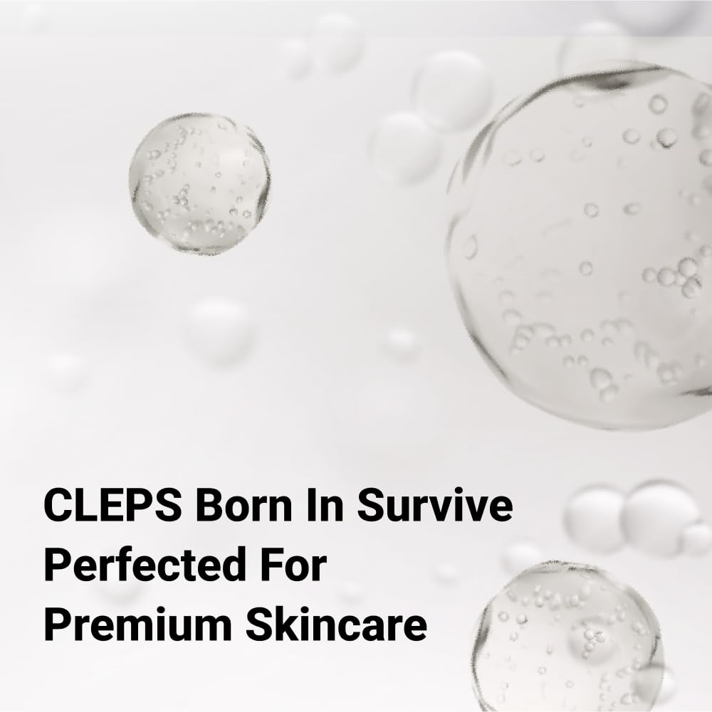 Cepolab Biogenic 50% CLEPS serum drops showcase potency for skin hydration.
