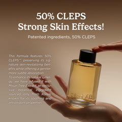 cepolab biogenic essence vial and label highlighting clean science-based formula
