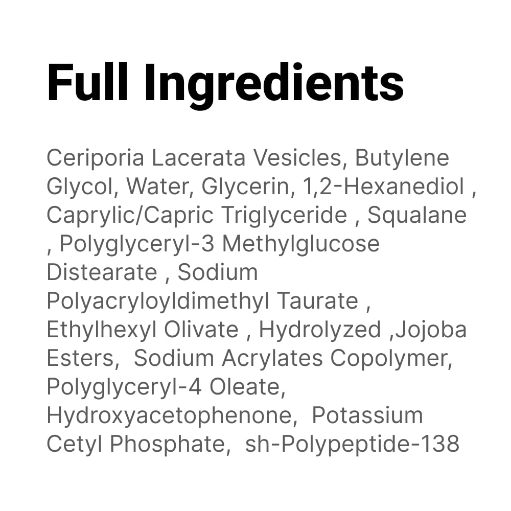 cepoLAB Biogenic Moisturizer ingredients: CLEPS symbolize cellular vitality.