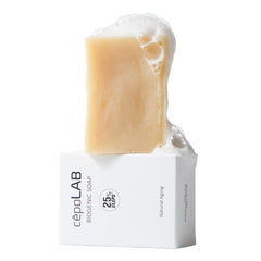 cepoLAB biogenic soap with CLEPS 25% label for refreshing cleanse