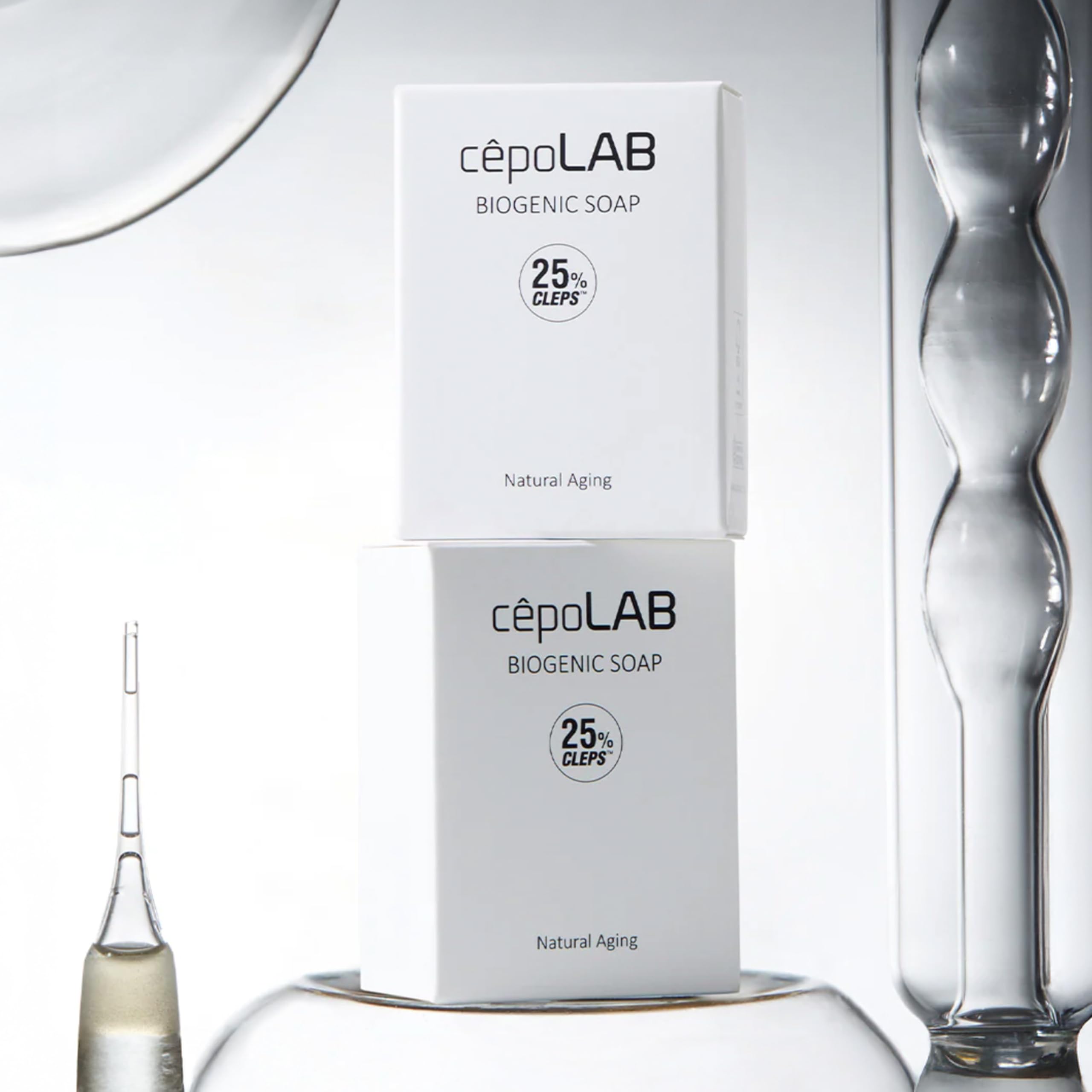 cepolab biogenic soap dense creamy lather on skin