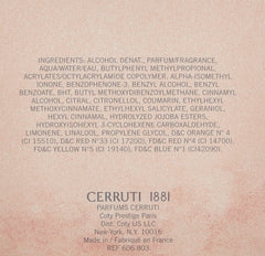 Cerruti 1881 label art accentuates classic branding