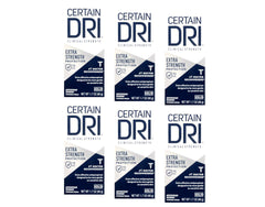 Certain Dri anti-perspirant solid packaging closeup suitable for travel