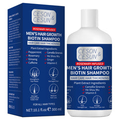 Ceson&Cesun rosemary biotin shampoo bottle ready for daily cleanse and volume