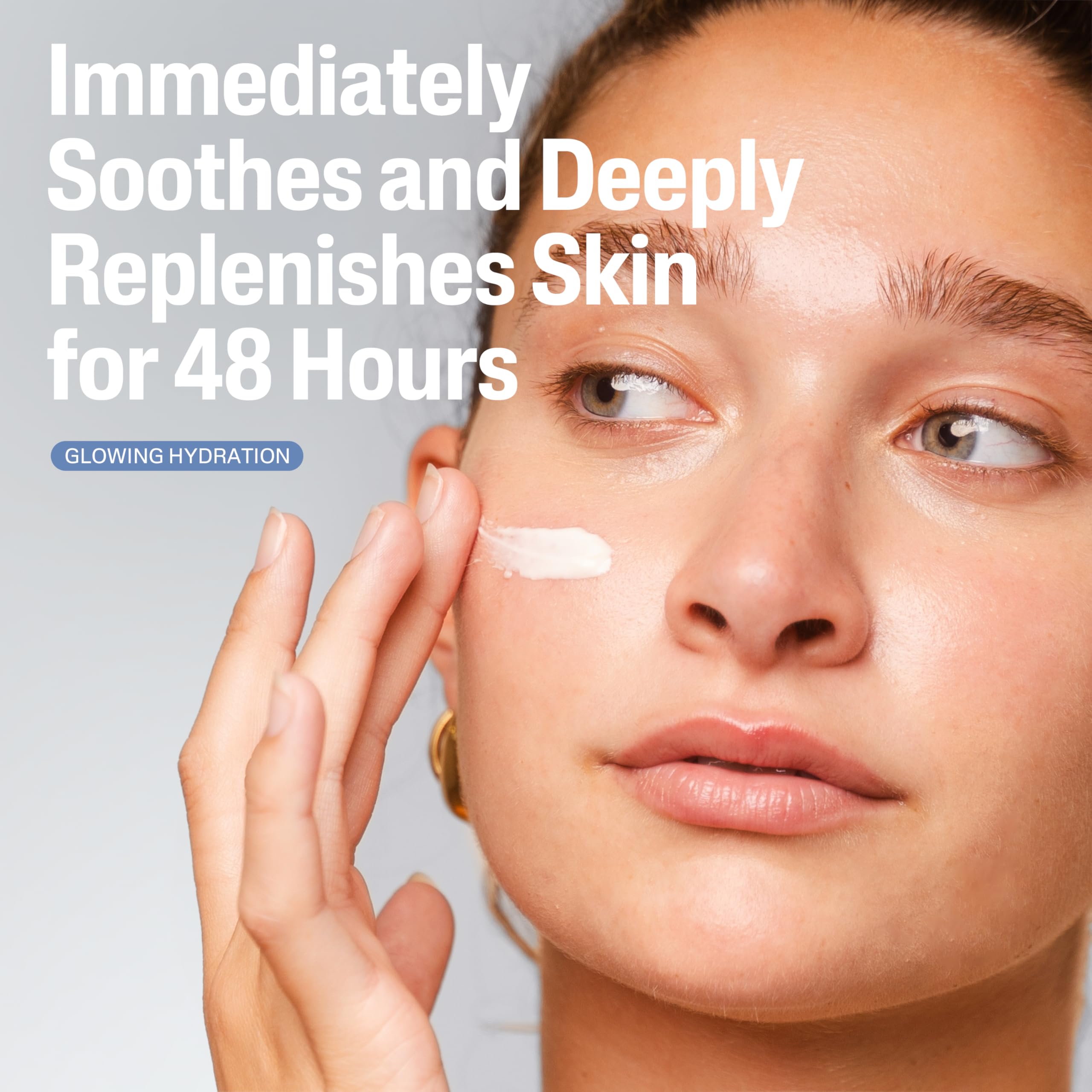 Cetaphil Deep Hydration gentle formula for sensitive skin during daily use.
