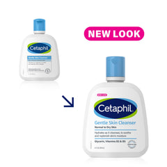 Cetaphil Gentle Skin Cleanser 3-pack display for convenient daily use.