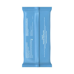 Cetaphil Gentle Skin Cleansing Cloths pack tilted; convenient three-pack for on-the-go cleansing.