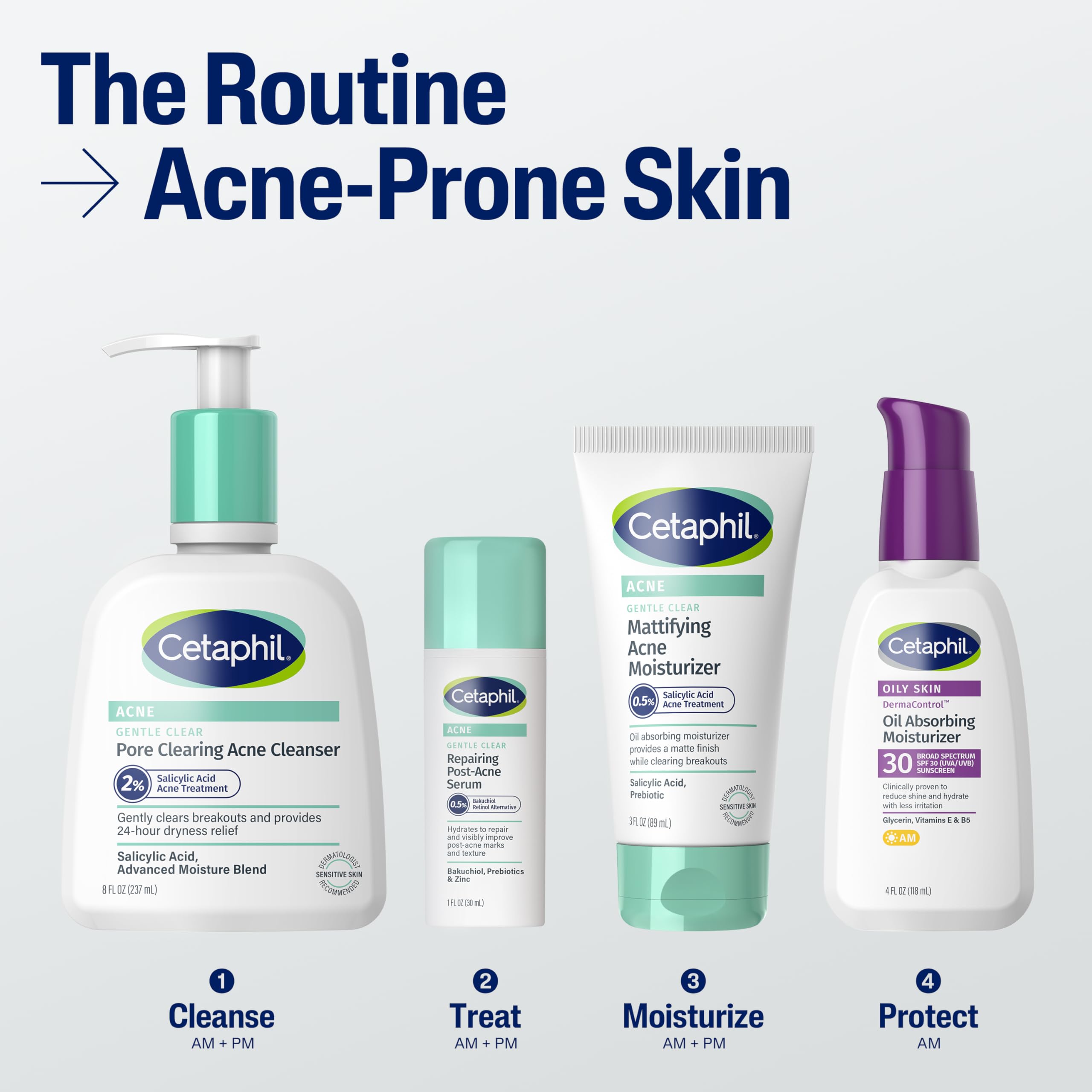 Cetaphil hydrates while mattifying shine for a balanced complexion