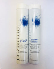 Cezanne Ultimate Blonde Shampoo bottle for color-safe cleansing and brighter blonde tones.
